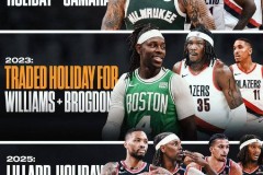 开拓者曾先后送走利拉德和霍乐迪 现今二人波特兰联手